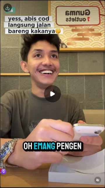 Bukti transaksi COD DND STORE di Instagram
